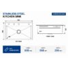 304 Stainless Steel Workstation Sink