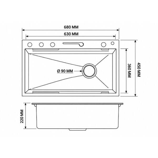 Residential Kitchen Sink LY001